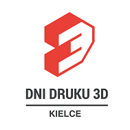 Tu jest logo Dni Druku 3D największych targów w Europie Środkowo wschodzniej dotyczących druku 3d i skanowania 3d